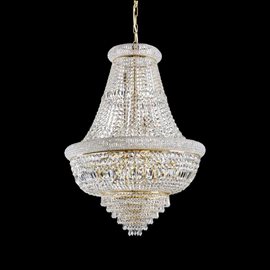 DUBAI SP24 závěsné svítidlo 24x E14 40W bez zdroje 80cm IP20, mosazné