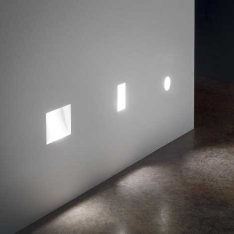 WALKY-3 schodišťové LED svítidlo 1W 55lm 3000K 10cm čtvercové IP20, bílé 2