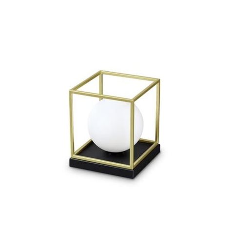 LINGOTTO TL1 BIG stolní lampa 1x E14 40W bez zdroje 18,5cm IP20, černo-mosazné