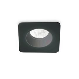 ROOM-65 podhledové LED svítidlo 8W 800lm 3000K 10cm hranaté IP65, černé