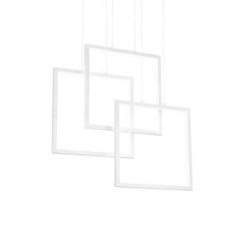 FRAME SP závěsné LED svítidlo 80W 9100lm 3000K 73cm čtvercové IP20, bílé
