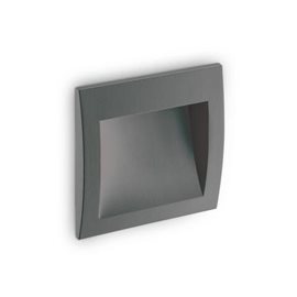 WIRE AP venkovní nástěnné zápustné svítidlo LED 4W 200lm 3000K 14cm IP65, antracitové