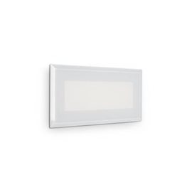 INDIO venkovní nástěnné zápustné svítidlo LED 8W 960lm 3000K 19cm IP65, bílé