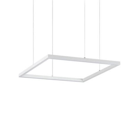 ORACLE SLIM závěsné LED svítidlo 33W 3300lm 3000K On-Off 50cm hranaté IP20, bílé