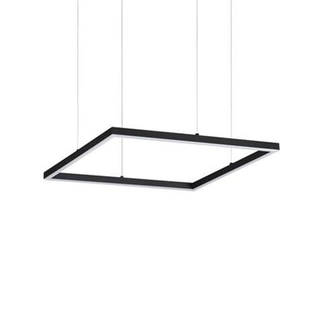 ORACLE SLIM závěsné LED svítidlo 33W 3300lm 3000K On-Off 50cm hranaté IP20, černé