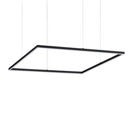 ORACLE SLIM závěsné LED svítidlo 53W 5250lm 3000K On-Off 90cm hranaté IP20, černé