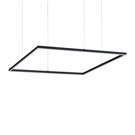 ORACLE SLIM závěsné LED svítidlo 53W 5250lm 3000K On-Off 90cm hranaté IP20, černé