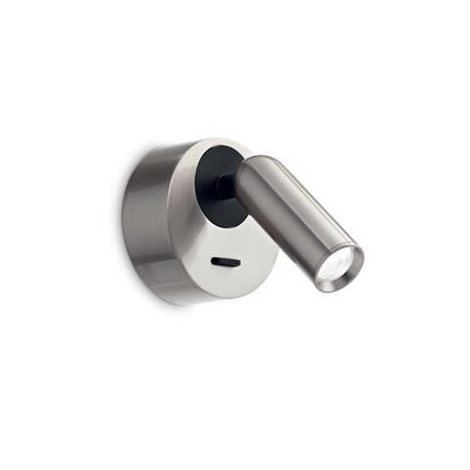 BEAN AP nástěnné svítidlo LED 3W 280lm 3000K kulaté IP20, niklové