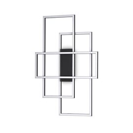 FRAME PL přisazené svítidlo LED 31W 4250lm 41cm obdélníkové IP20, černé