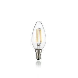 OLIVA TRASPARENT LED filamentová žárovka E14 4W 430lm 3000K čirá, nestmívatelná