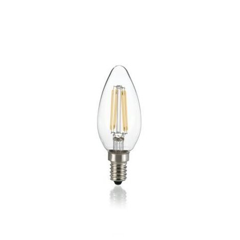 OLIVA TRASPARENT LED filamentová žárovka E14 4W 430lm 3000K čirá, nestmívatelná