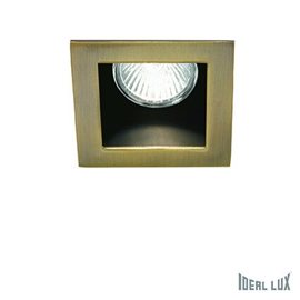 FUNKY FI1 podhledové svítidlo 1x GU10 50W bez zdroje 9cm hranaté IP20, mosazné