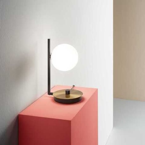BIRDS TL1 stolní lampa 1x G9 LED 3W 370lm 3000K 26,5cm IP20, černé/mosazné 5