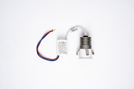 CUP R mini round LED 3W 3000K, prům.35mm, bílá 7
