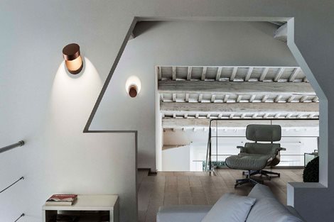 Pin-Up nástěnné svítidlo LED 1x 8W 920lm 270K IP20, měděná bronz 4