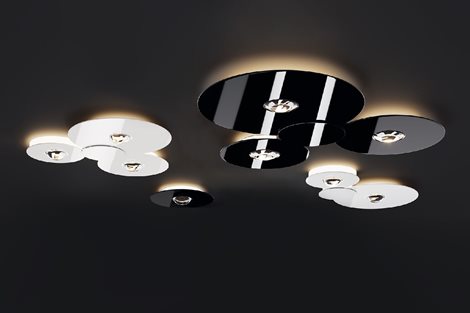 Bugia Double stropní svíitdlo LED 30W 2490lm 2700K IP20, bílá/ bílá 4