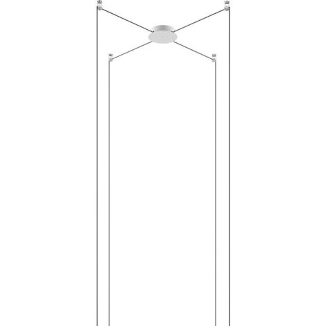 RADIAL CANOPY 4 LIGHTS Ø 12,5CM MATT WHITE 1
