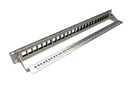 NOVÝ Modulární neosazený patch panel Solarix 24 portů 1U SX24M-0-STP-BK-UNI-N 2