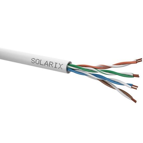 SXKL-5E-UTP-PVC-GY Kabel licna Solarix CAT5e UTP PVC šedý 1