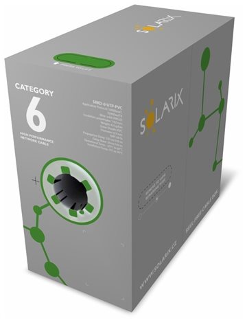 SXKD-6-UTP-PVC Kabel Solarix CAT6 UTP PVC 305m/box 2