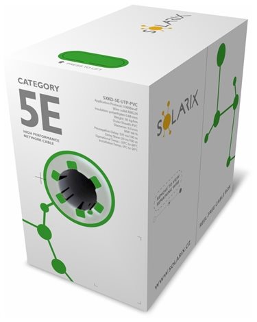 SXKD-5E-UTP-PVC Kabel Solarix CAT5E UTP PVC 305m/box 2