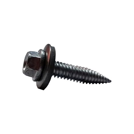 Šroub 6x25 s dvojitým závitem + EPDM podložka