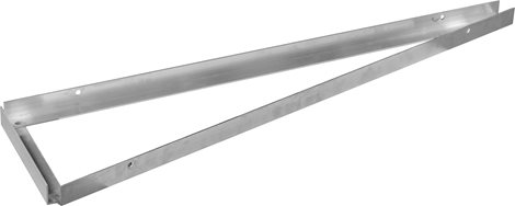 Solar triangles, 15 stupňů, vertikální montáž, 1594x1540x410 (3mm)