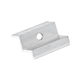 Příchytka krajová 6060, výška rámu 30mm, stříbrná