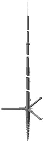 103121 Teleskopický stožárový jímač NV 6000mm 1