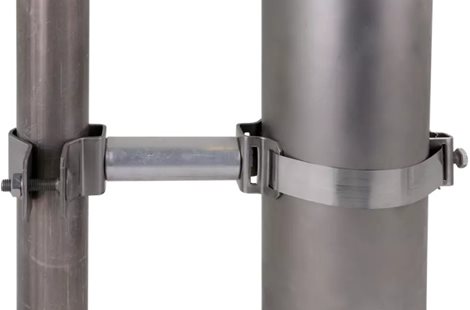 105163 Upevňovací objímka s distancí 95mm pro trubky 1