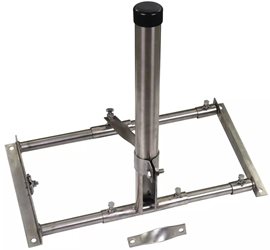 105241 Držák pro plechové střechy pro odstup 550-900mm s trubkou Ø 48mm