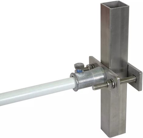 106312 Úchyt na zábradlí pro DEHNiso-Combi s objímkou B 16mm na čtvercové profily - 50x50mm 1