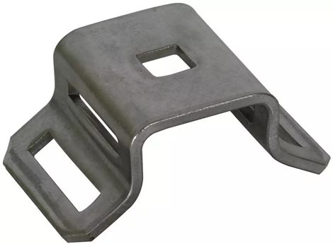 106320 Třmen pro pásku 25mm nerez se čtvercovým otvorem 9 mm, na trubky D 50-300mm 1