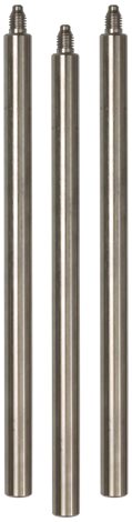107396 Sada prodlužovacích tyček pro betonové podstavce 3x 16x200mm nerez pro tříramenné stativy 1