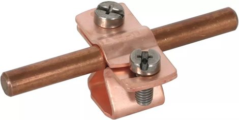 274117 Podpěra vedení nerez/galCu se závitem M8, pro prům. 8-10mm 1