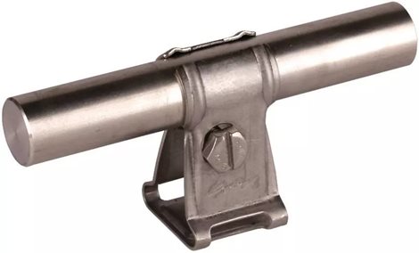 275019 Podpěra tyče nerez s čelistí pro prům. 13-16mm, pro upevnění na stěnu  B 6,5mm 1