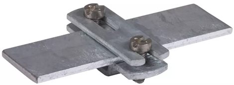 284040 Podpěra pásku 40mm, FeZn s oválným otvorem 6,5x16mm 1