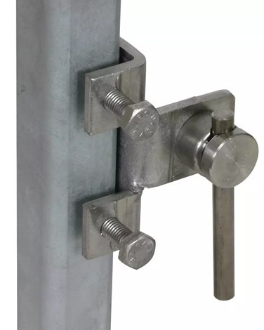 372159 Připojovací svorka kolmá, nerez pro profily 18-35mm, se svorkou KS 1