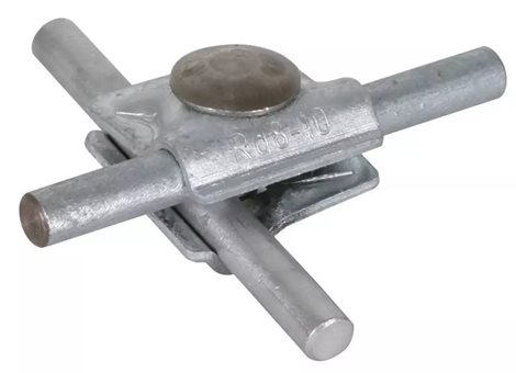 390060 Svorka MV, FeZn, pro prům. 8-10mm, vratový šroub a matice 1