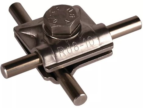 390559 Svorka MV, nerez, pro prům. 8-10mm šroub se šestihrannou hlavou a pérová podložka 1