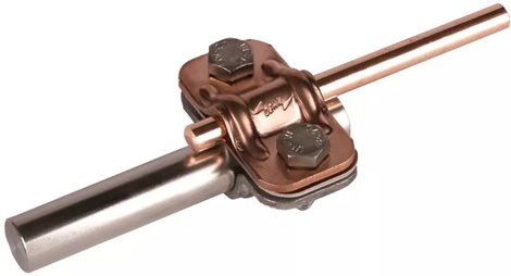 460507 Dvojkovová zkušební svorka Cu-FeZn pro prům. 8-10/16mm 1