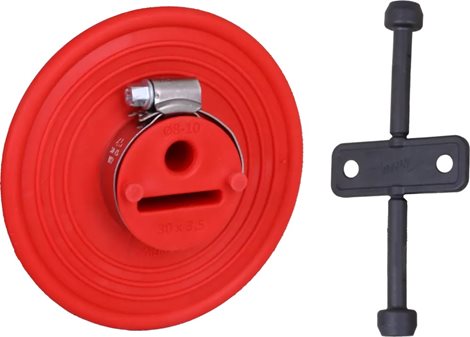 478597 Těsnicí manžeta se zkouškou tlakovou vodou  pro drát a pásek Ø8-10mm / 30x3,5mm