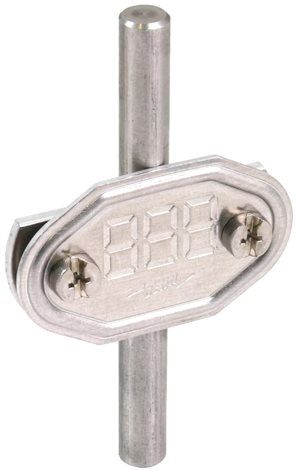 484000 Označovací štítek, AL pro prům. 7-10 mm pásek 30 mm 1