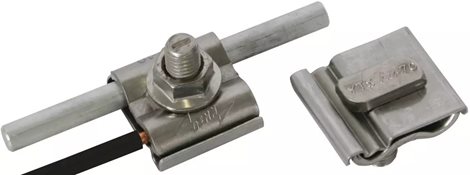 540260 Uzemňovací svorka UNI nerez pro prům. 8-10mm a vodič 4-50 mm2 1