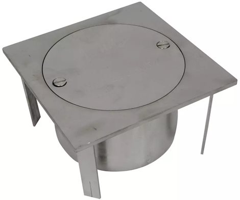 549091 UF - krabice pro zkušební svorky nerez 200x200x100mm bez svorky 1
