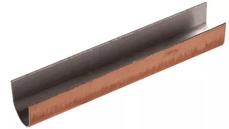 562101 Cupálová objímka, Cu vně, Al uvnitř pro prům. 8mm = 50mm² L 60mm