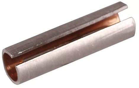562250 Cupálová objímka, Al vně, Cu uvnitř 25mm² L 29mm 1