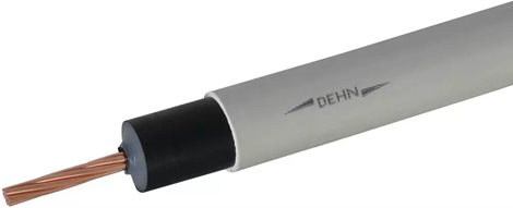819132-15m Vodič HVI long, D 23mm, šedý