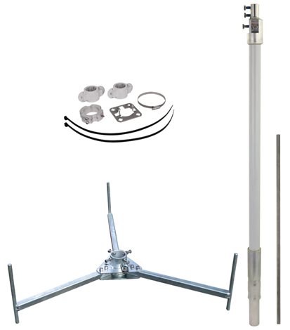 819682 Jímací stožář pro HVI light plus - SET - Ø 40 mm délka 2700 mm poloměr 560 mm 1