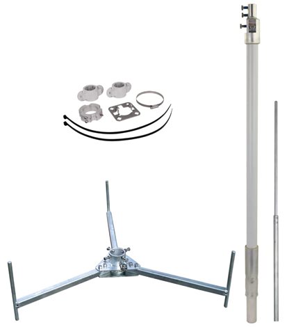 819687 Jímací stožář pro HVI light plus - SET - Ø 40 mm délka 3700 mm poloměr 560 mm 1